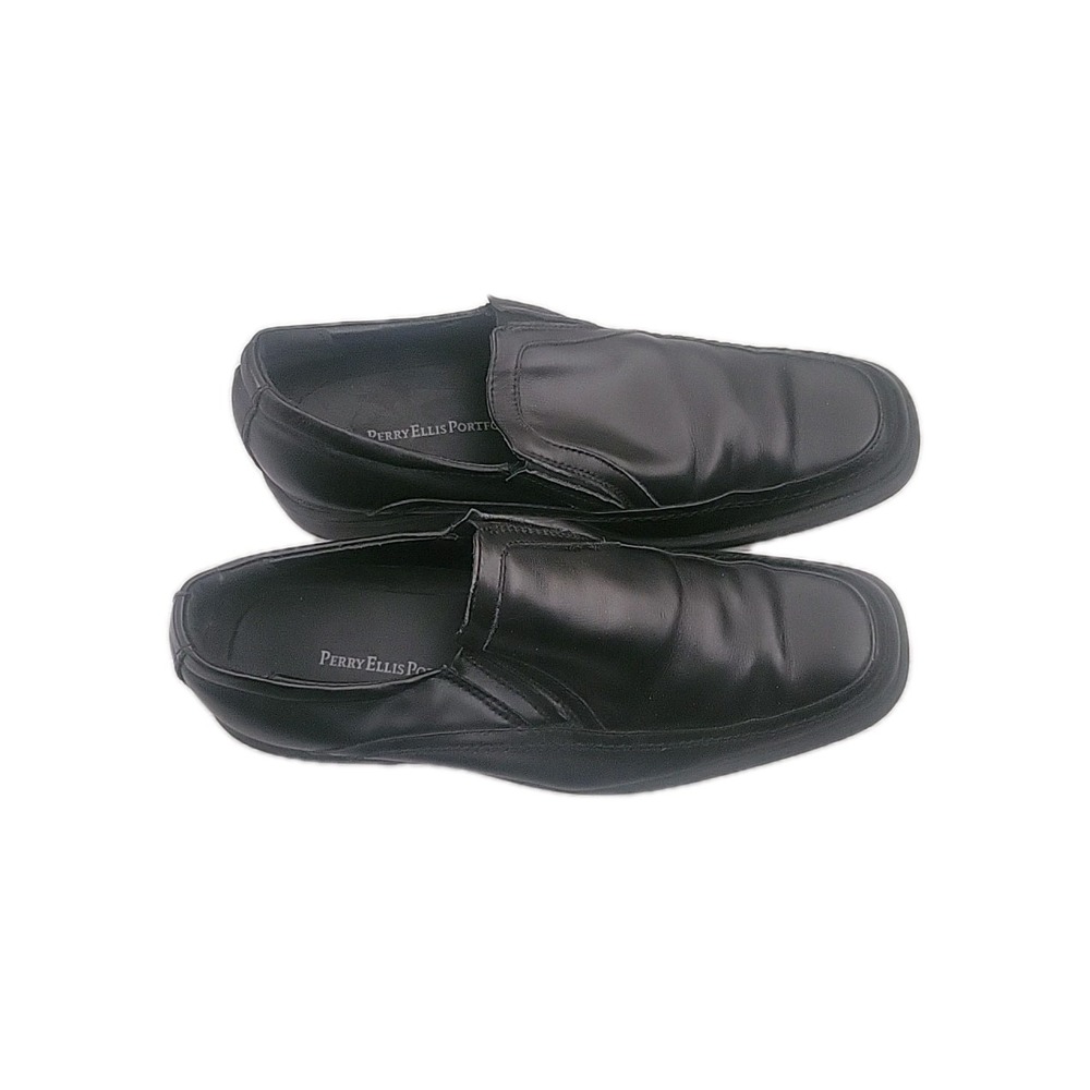 perry ellis portfolio mens shoes 8.5 Leather Slip On Loafer Office Career Work